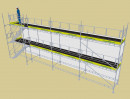 Haki-byggställning - bred 1,2 meter