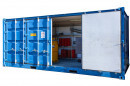 Container 20 fot, open side, isolerad, el